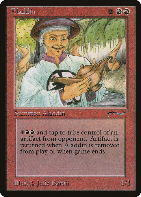 Aladdin card art