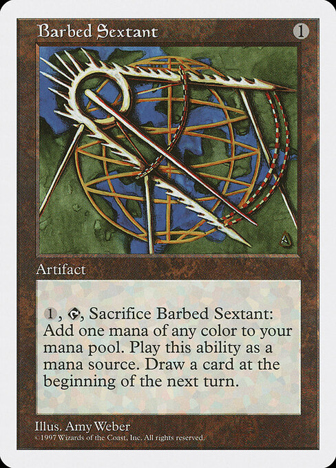 Barbed Sextant card art