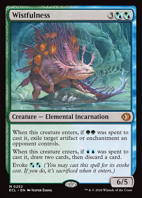 Wistfulness card art