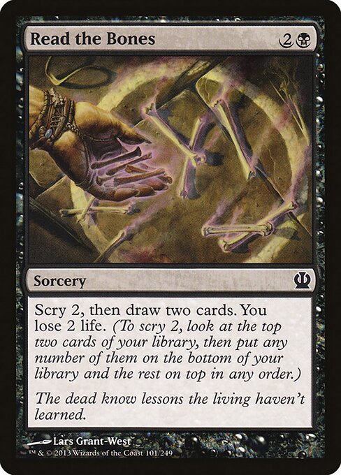Read the Bones card art