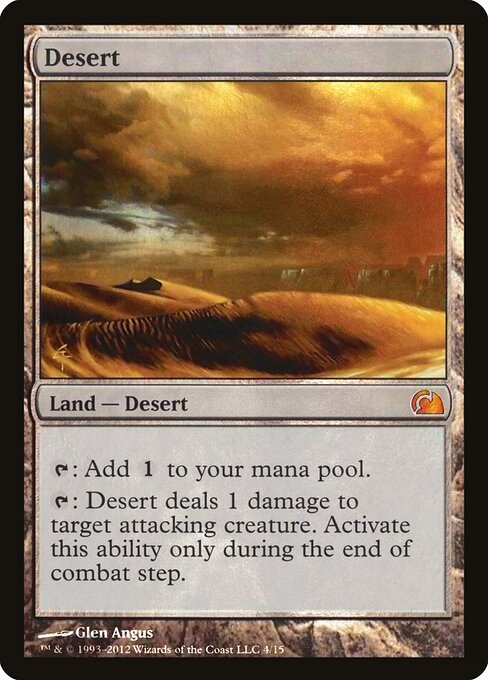 Desert card art