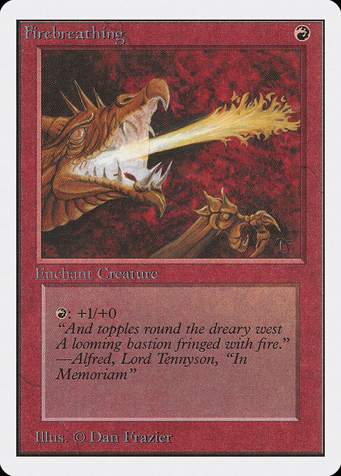 Firebreathing card art