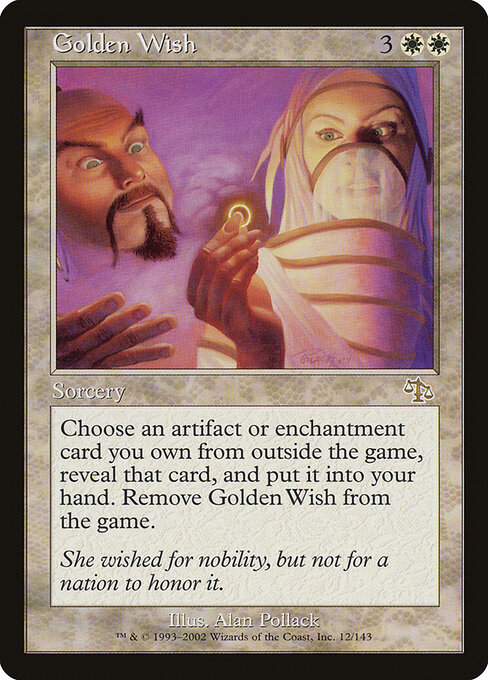 Golden Wish card art