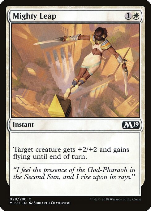 Mighty Leap card art