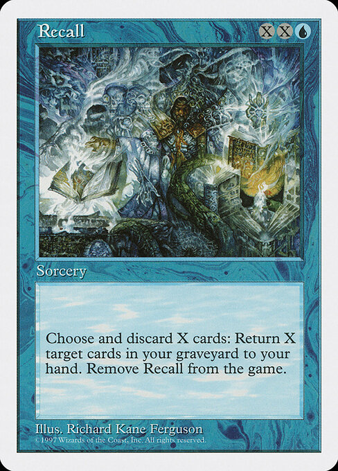 Recall card art