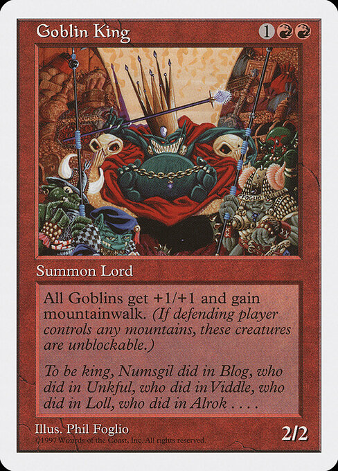 Goblin King card art