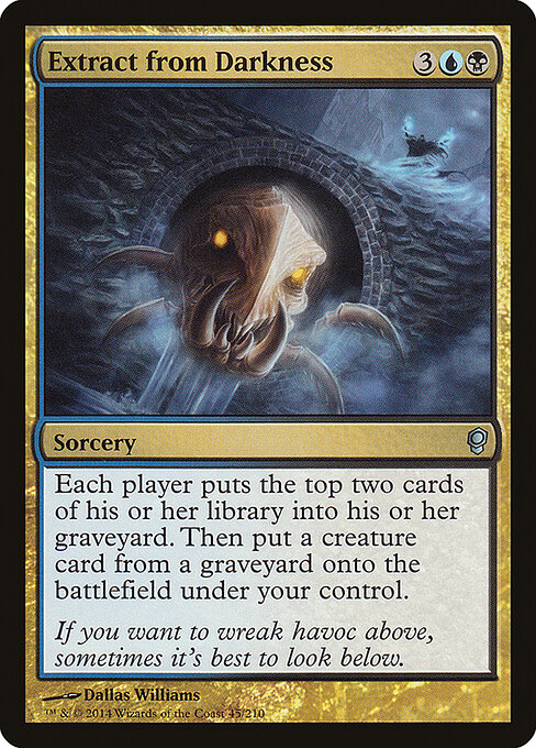 Extract from Darkness card art