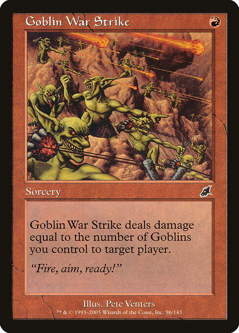 Goblin War Strike card art