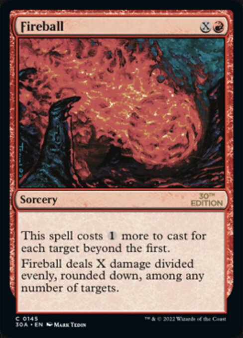 Fireball card art