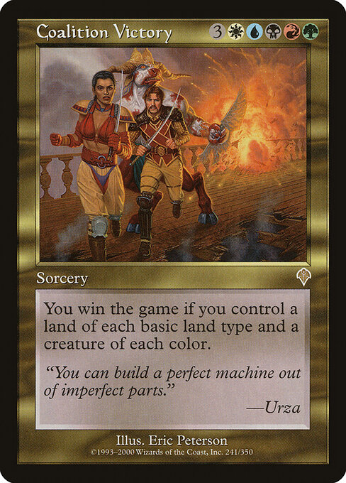 Coalition Victory card art
