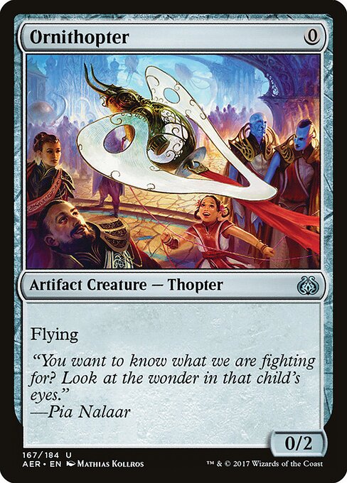 Ornithopter card art