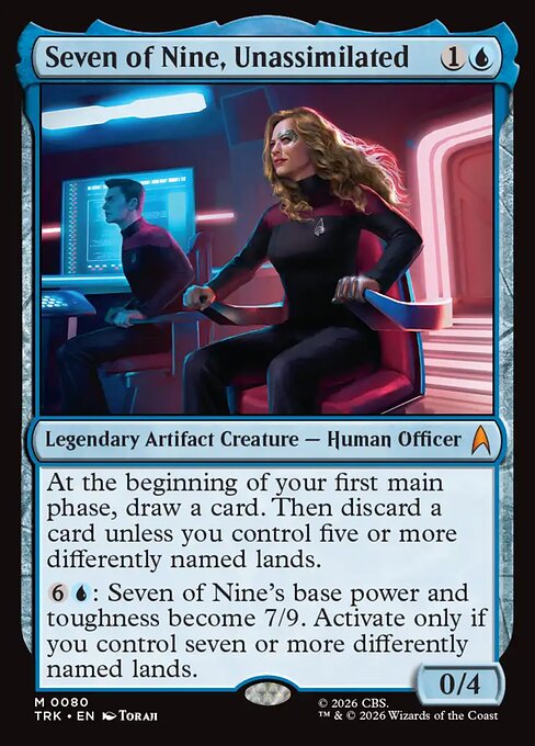 Seven of Nine, Unassimilated card art