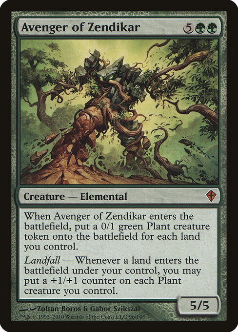 Avenger of Zendikar card art