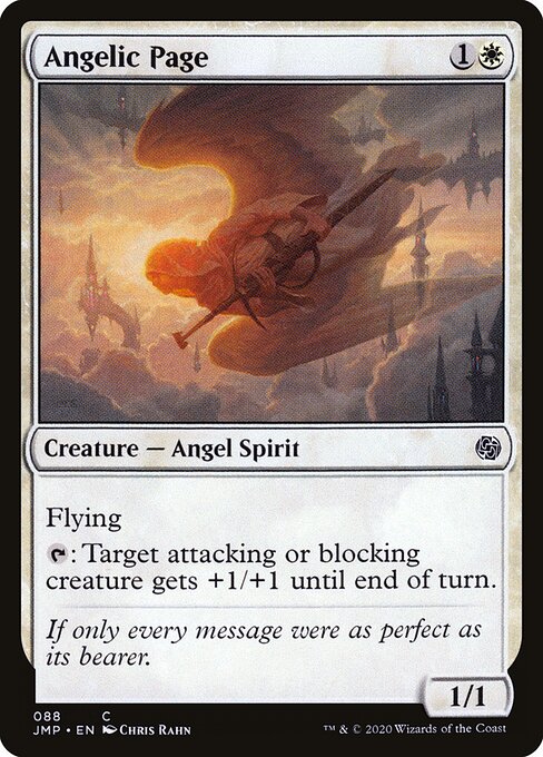 Angelic Page card art