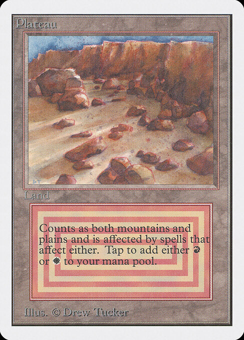Plateau card art