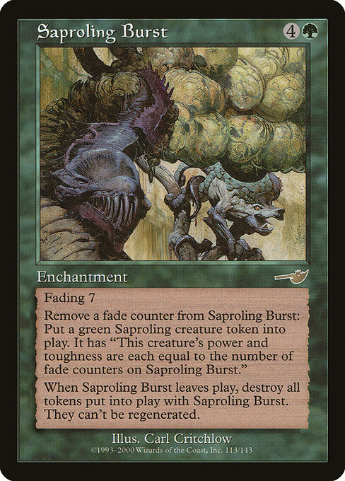 Saproling Burst card art