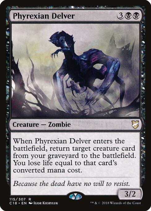 Phyrexian Delver card art