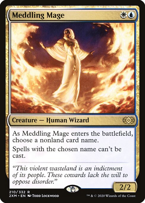 Meddling Mage card art