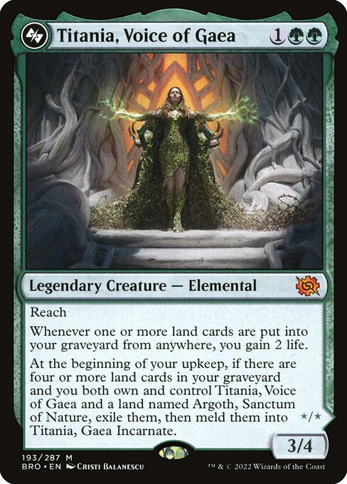Titania, Voice of Gaea card art