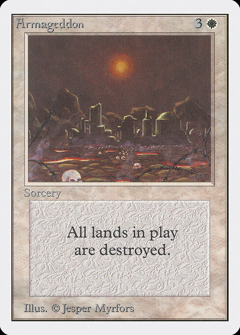 Armageddon card art