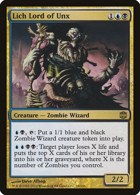 Lich Lord of Unx card art
