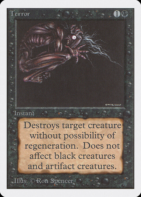 Terror card art