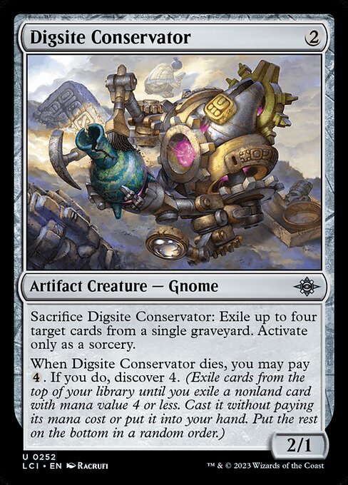 Digsite Conservator card art