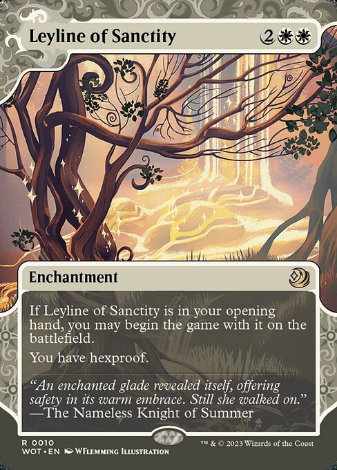 Leyline of Sanctity card art