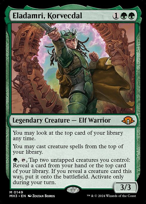 Eladamri, Korvecdal card art