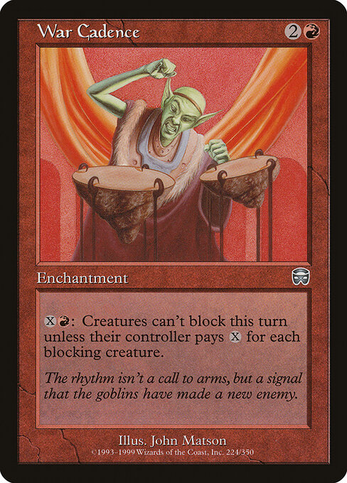 War Cadence card art