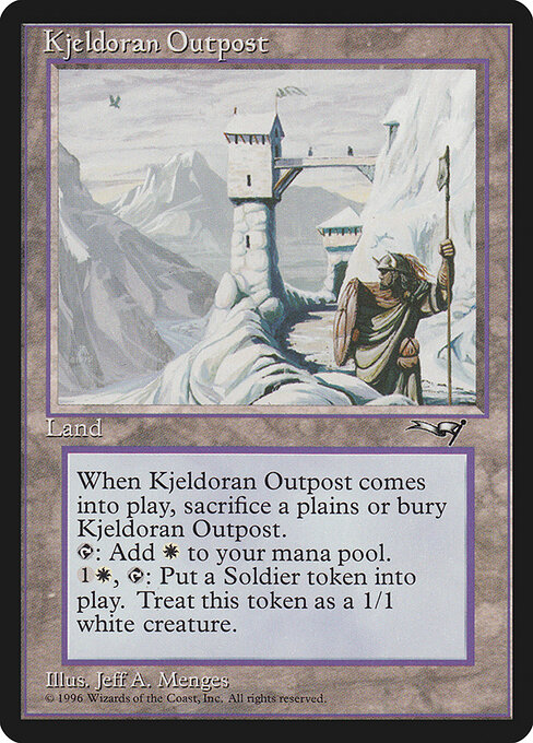 Kjeldoran Outpost card art
