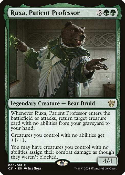 Ruxa, Patient Professor card art