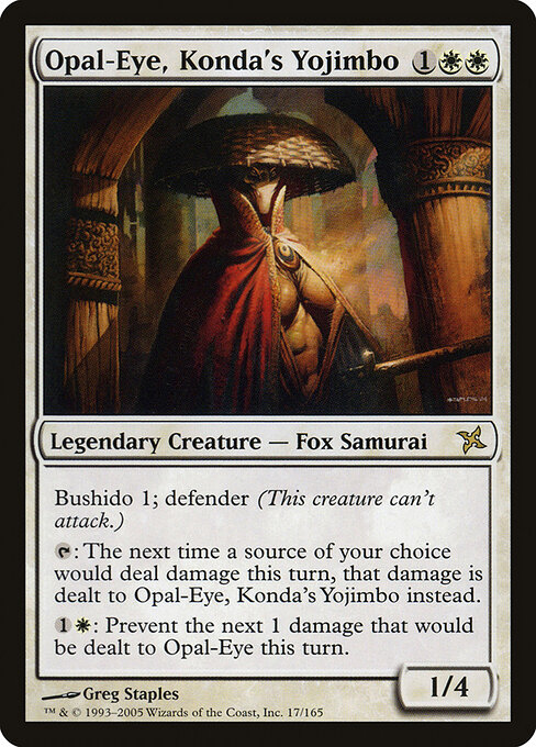 Opal-Eye, Konda's Yojimbo card art