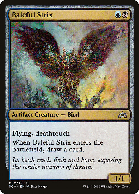 Baleful Strix card art
