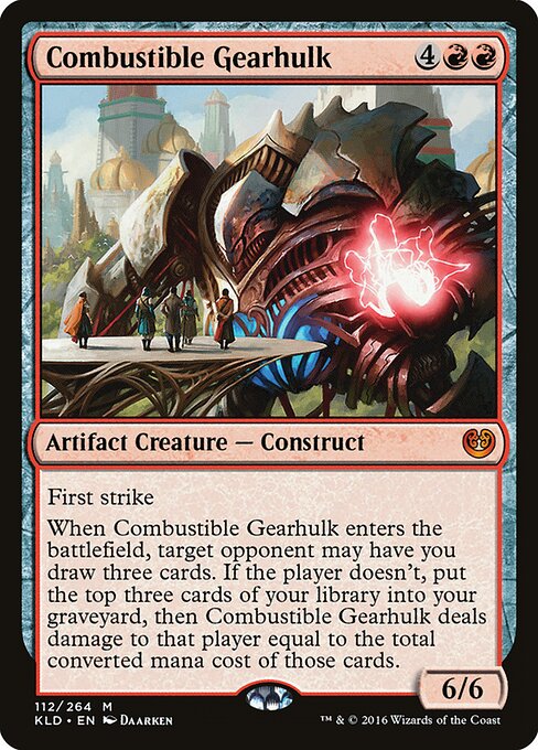 Combustible Gearhulk card art
