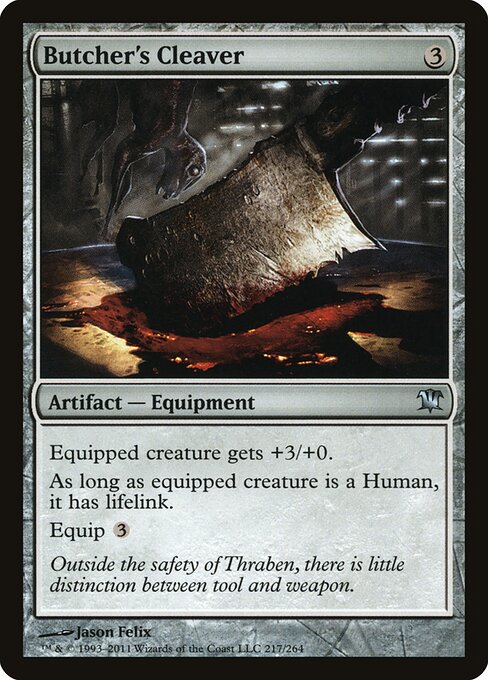 Butcher's Cleaver card art