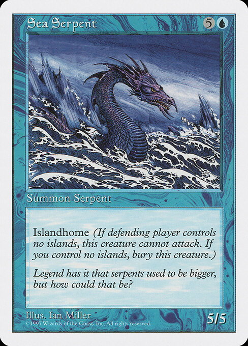 Sea Serpent card art