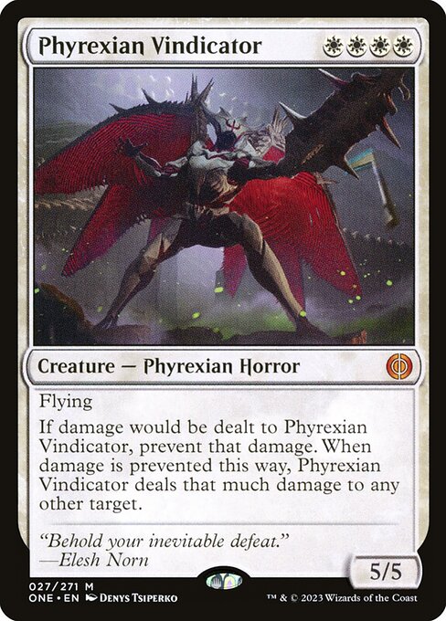 Phyrexian Vindicator card art