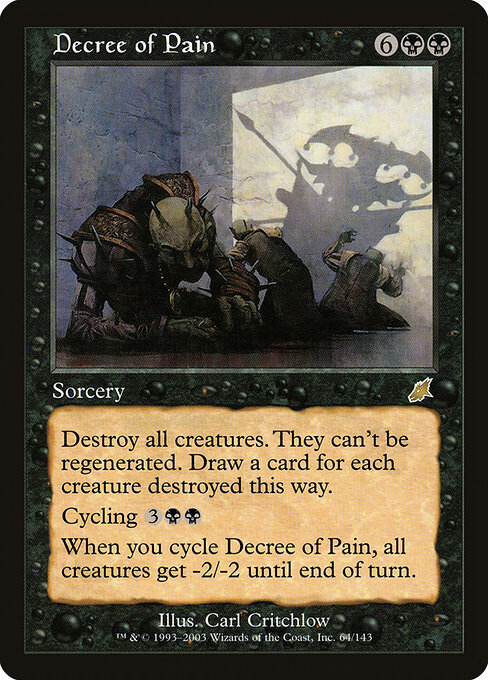 Decree of Pain card art