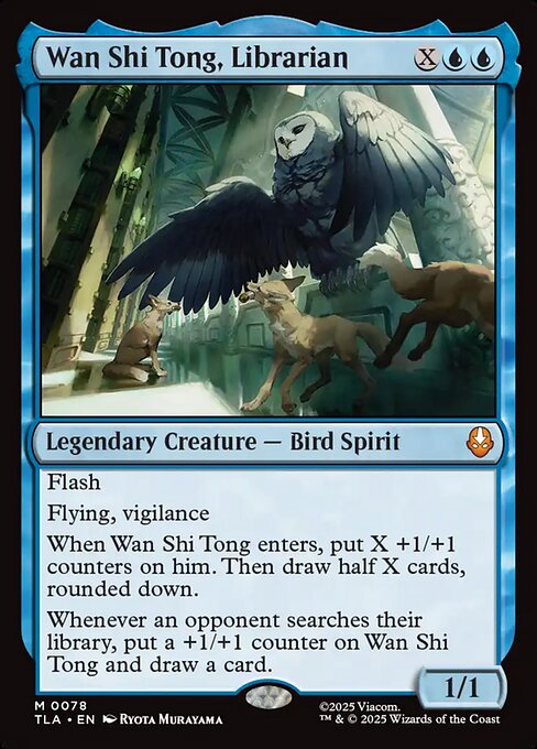 Wan Shi Tong, Librarian card art