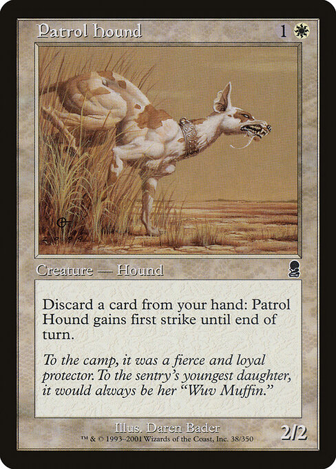Patrol Hound card art