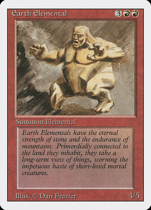 Earth Elemental card art