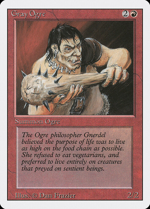 Gray Ogre card art