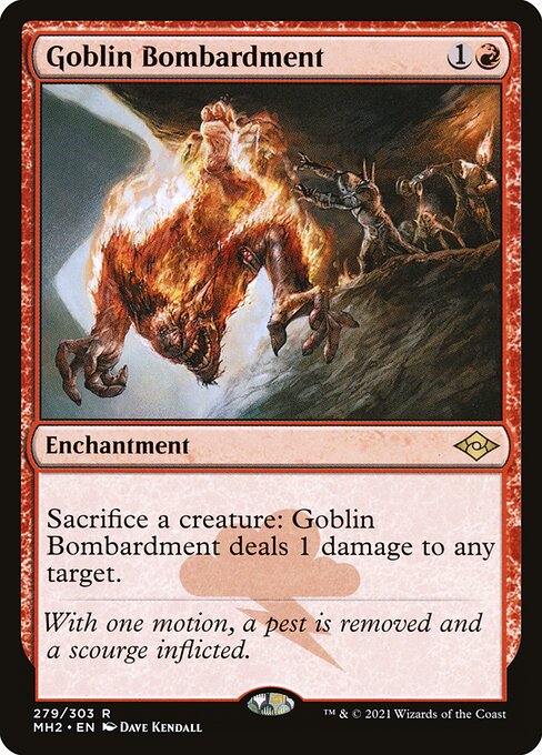 Goblin Bombardment card art