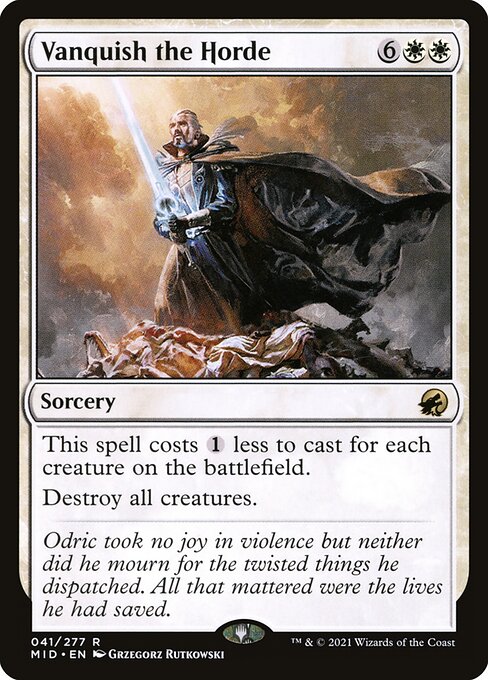 Vanquish the Horde card art