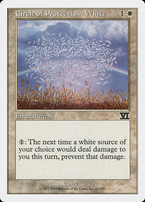 Circle of Protection: White card art