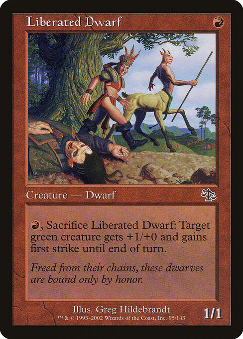 Liberated Dwarf card art