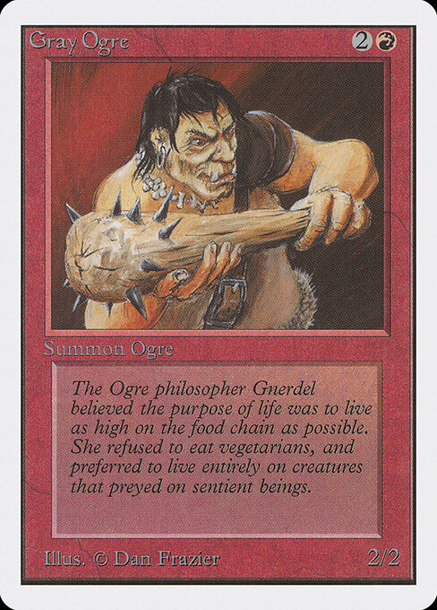 Gray Ogre card art