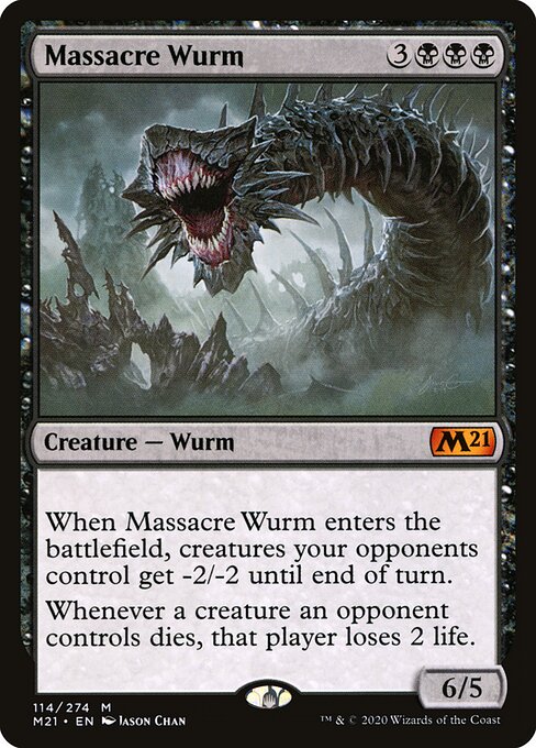 Massacre Wurm card art