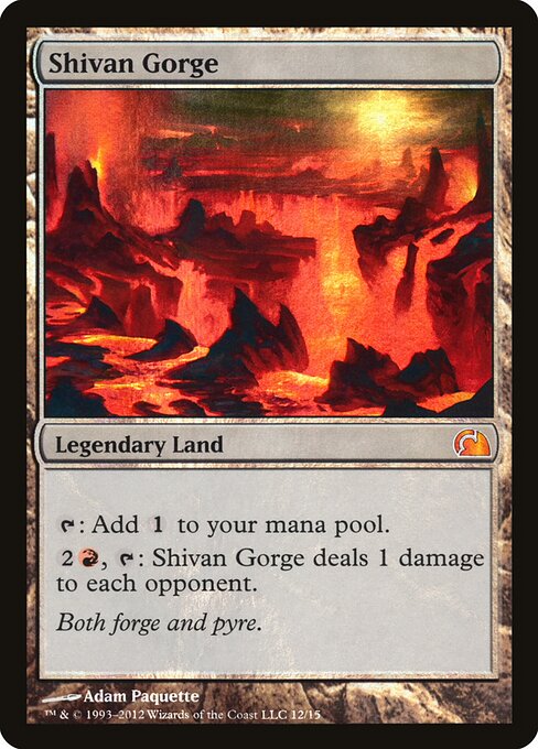 Shivan Gorge card art